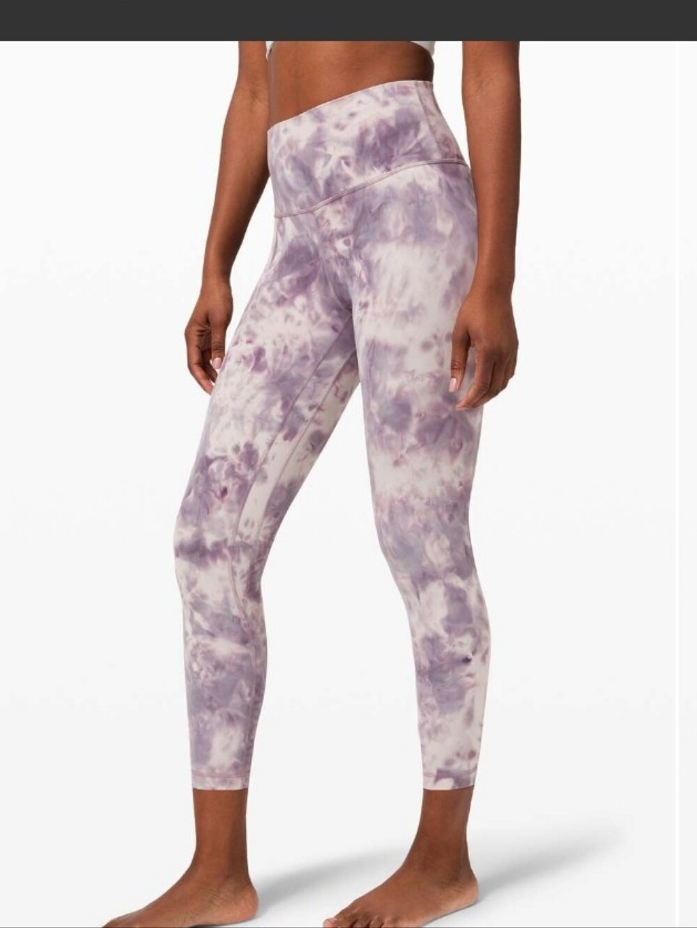 Lululemon Align Pant 25" Diamond Dye Leggings - Pink Bliss/Graphite Purple